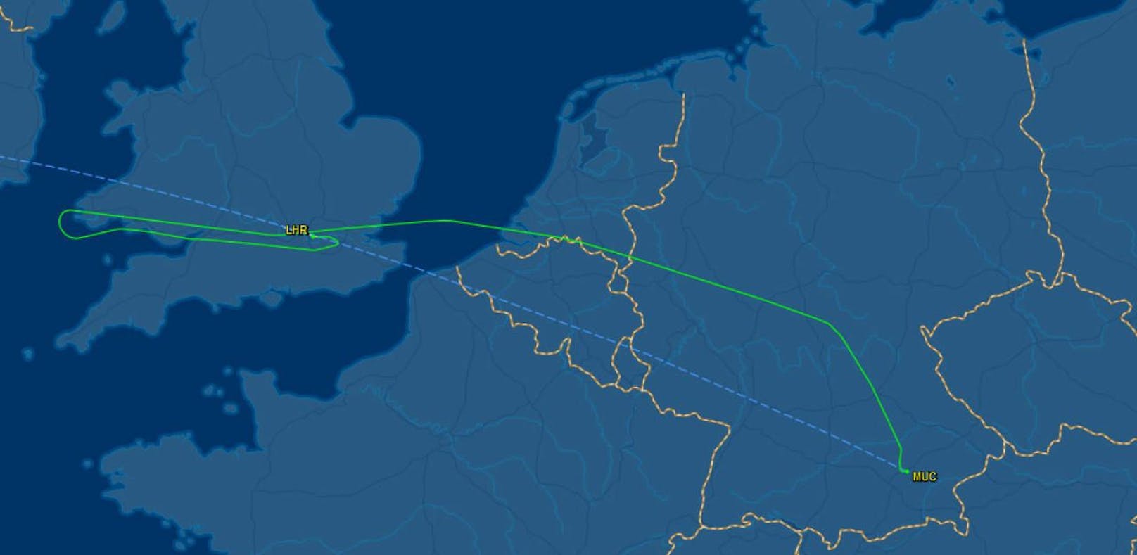 Flug UA31 von München nach New York: Vor Atlantik-Querung umgedreht