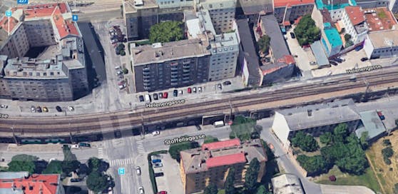 Die Helenengasse in Wien-Leopoldstadt.