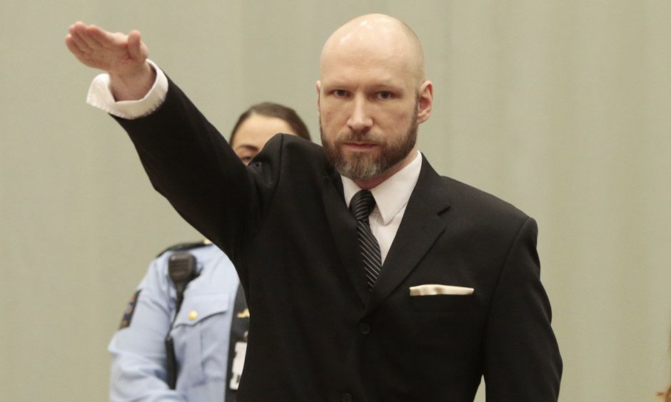 Rechtsterrorist Breivik zeigte bei Prozess Hitlergruß - Welt | heute.at