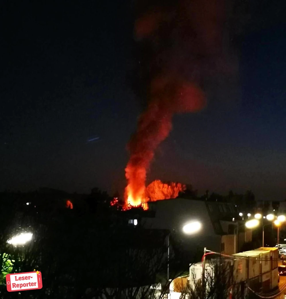 Feuer in der Voigtländergasse (Donaustadt)
