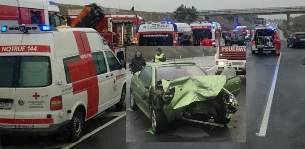 Ein schwerer Unfall forderte drei Verletzte.