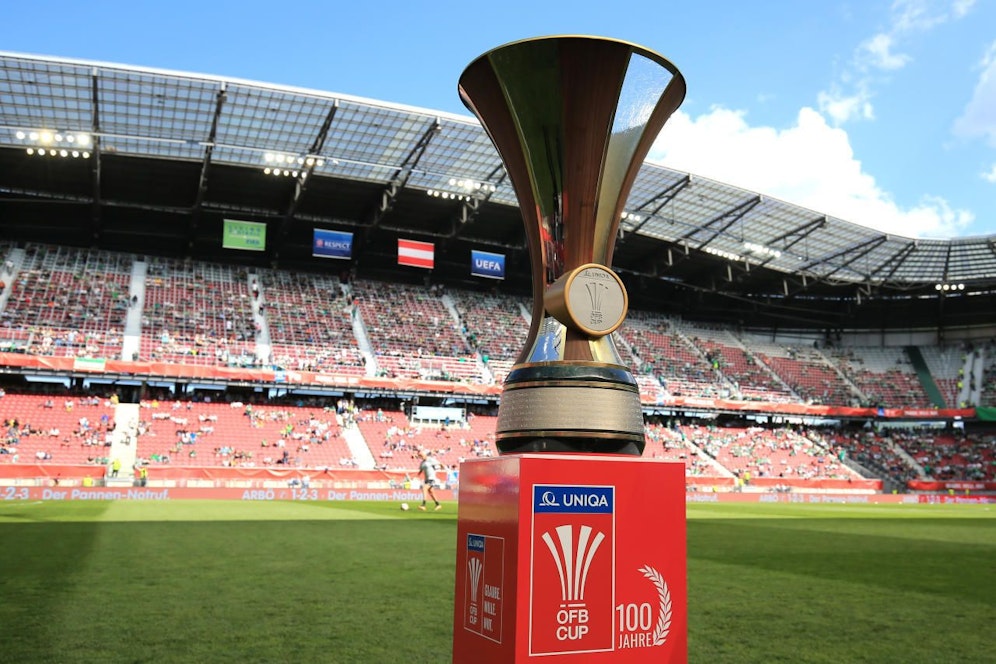 Der ÖFB-Cup-Pokal. 