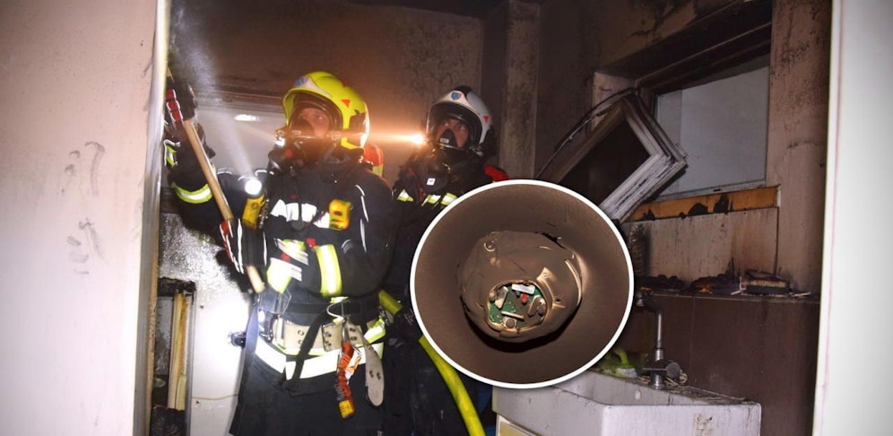 Unter Atemschutz wurde gelöscht.