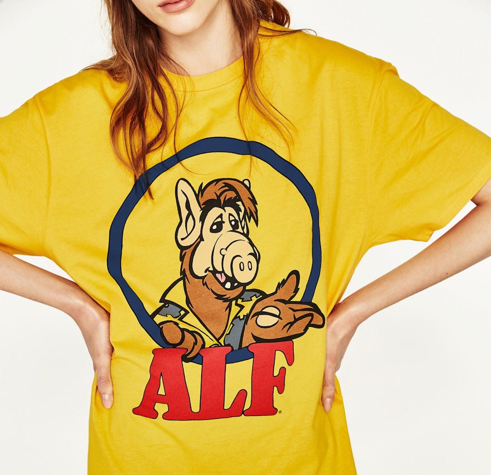 Dieses Zara-T-Shirt erweckt den Kult-Seriencharakter wieder zum Leben.  
