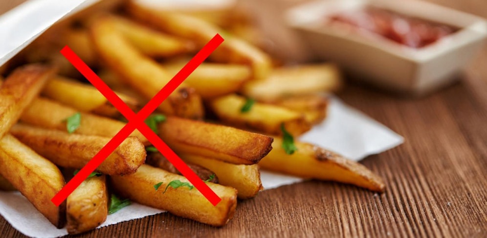Pommes, mit einem zu hohen Acrylamid-Wert dürfen nicht mehr verkauft werden