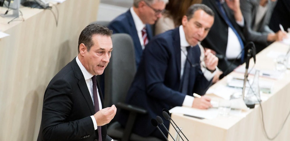 Strache fand Kerns Rede lächerlich.