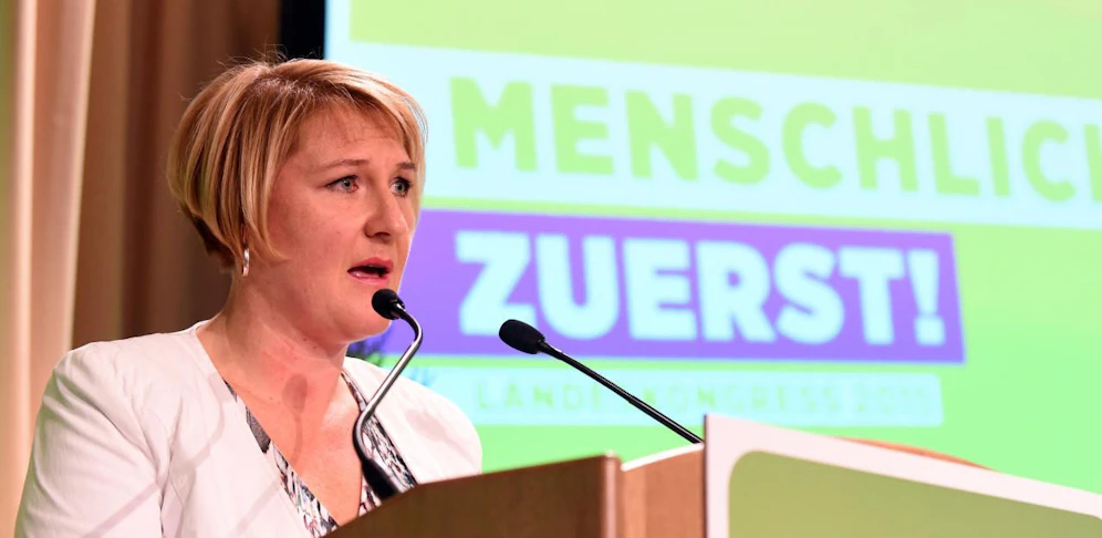 Helga Krismer zollt Glawischnig große Anerkennung.