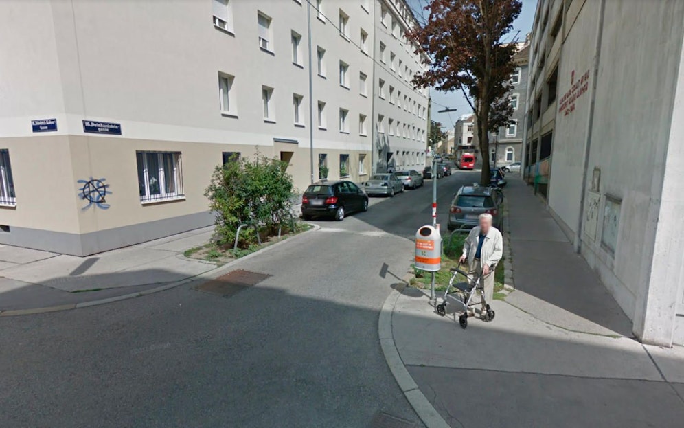 Blick in die Deinhardsteingasse in Wien-Ottakring.