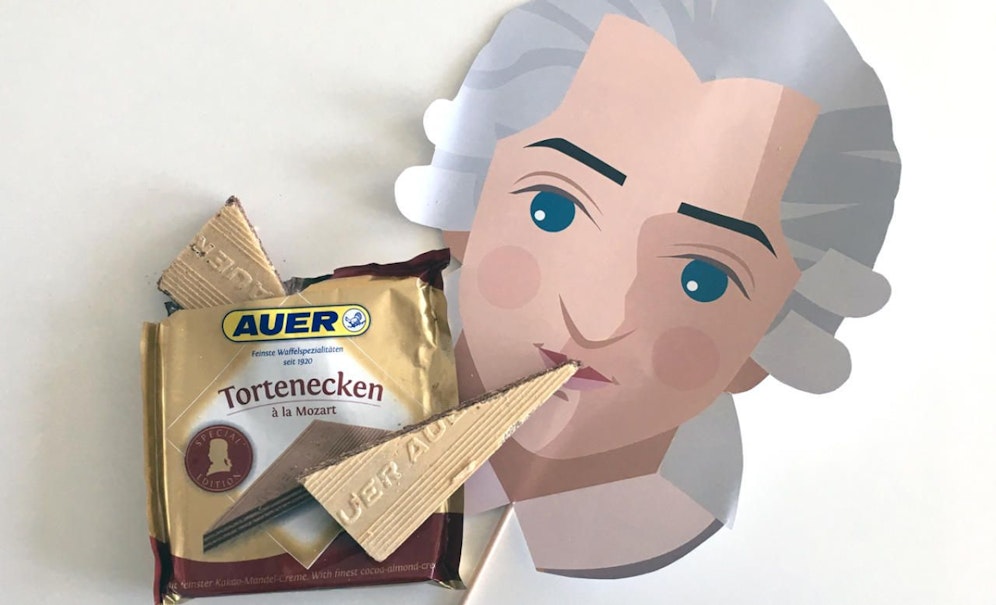 Die neuen Tortenecken schmecken nach Marzipan.