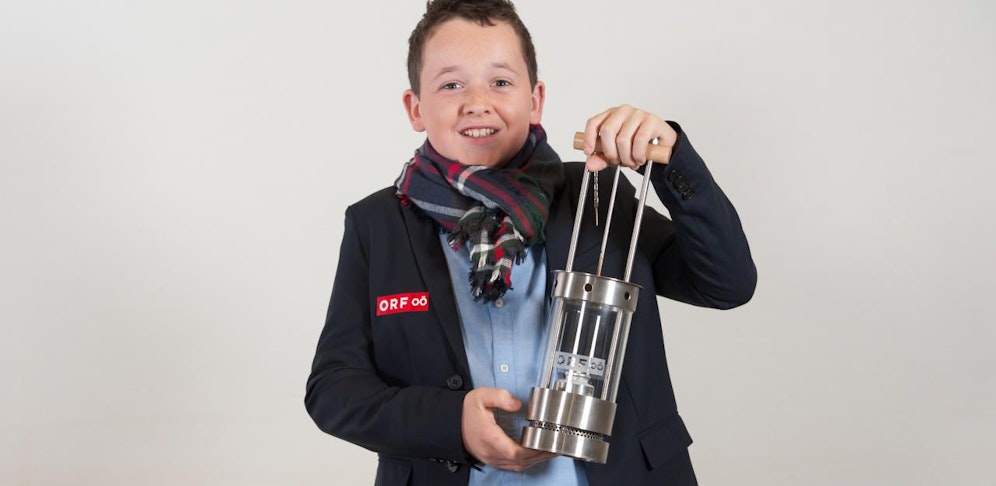 Tobias (12) holt heuer für uns das Friedenslicht aus Bethlehem.