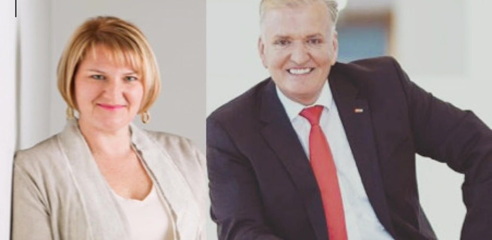 Helga Krismer, Klubobfrau der niederösterreichischen Grünen, und SPÖ-Landesparteivorsitzender Franz Schnabl begrüßen die Prüfung für die Mindestsicherung in Niederösterreich.