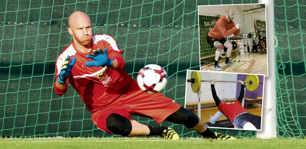 Torhüter Robert Almer will endlich wieder zwischen die Pfosten zurückkehren - und darum schwitzt er tagtäglich in der Reha, egal wie anstrengend es auch ist. 