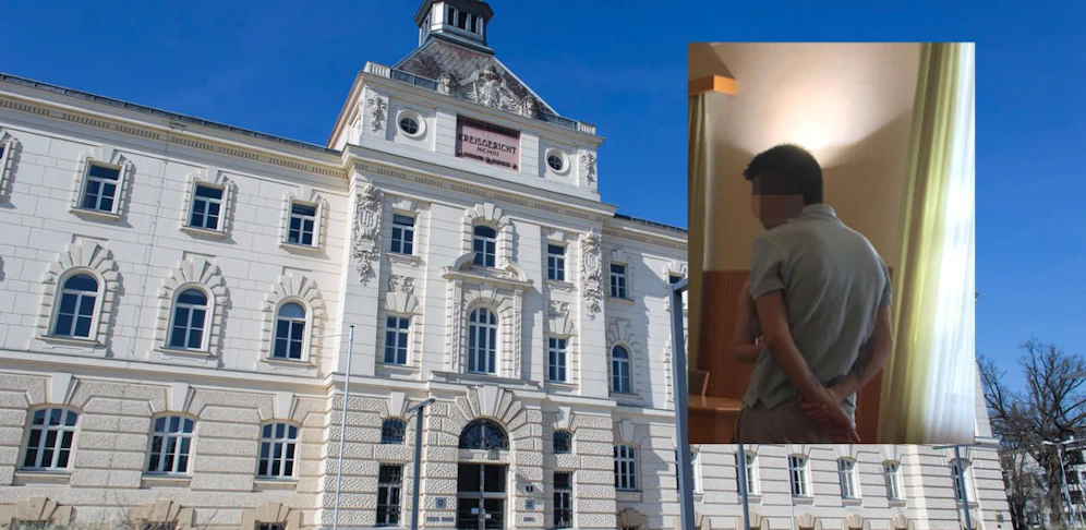 Der Rumäne (re.) musste jetzt in St. Pölten vor Gericht.
