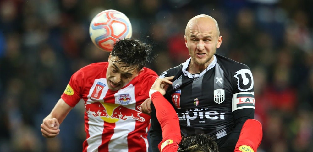 Salzburg und der LASK lieferten sich im Grunddurchgang ein hartes Duell um Platz eins. Gernot Trauner und seine Linzer setzten sich gegen Albert Vallci und die Bullen durch.