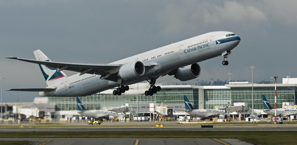 Ein Hoppala bei der Cathay Pacific Airways freut viele Passagiere. 