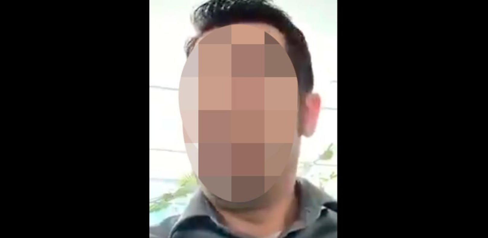 In dem verbreiteten Video behautpet ein Mann, es gebe keine Grenzkontrollen am Flughafen Schwechat mehr.