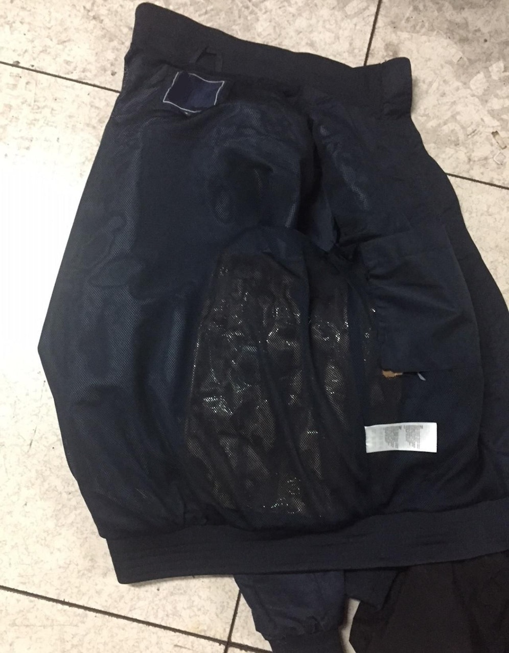 Die präparierte Jacke wurde sichergestellt