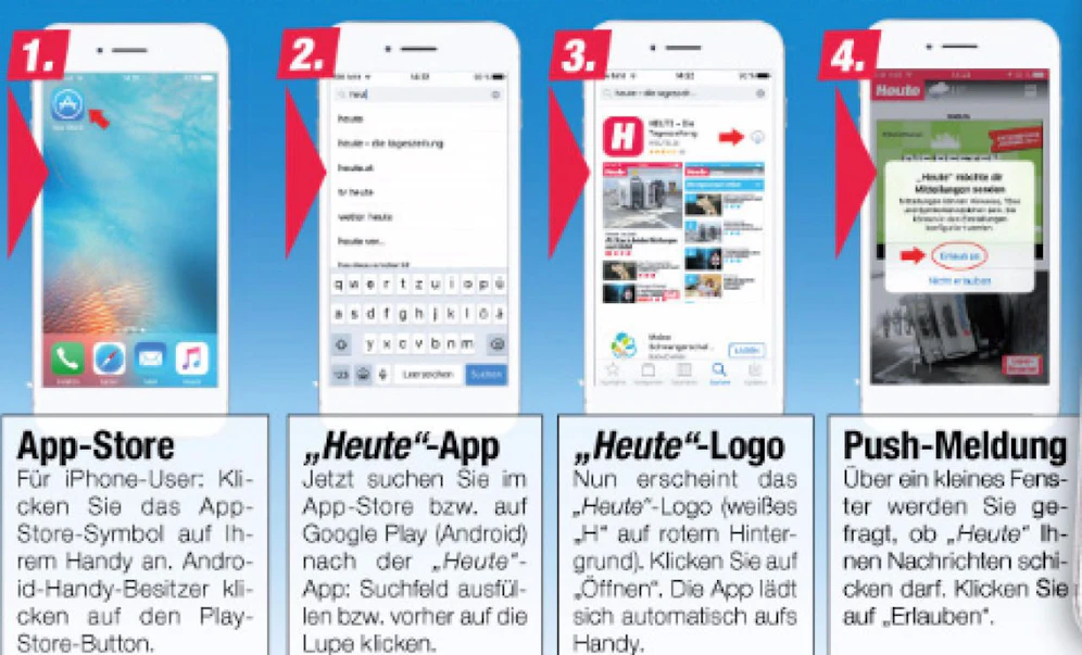Immer top informiert: So abonnieren Sie Push-Meldungen!