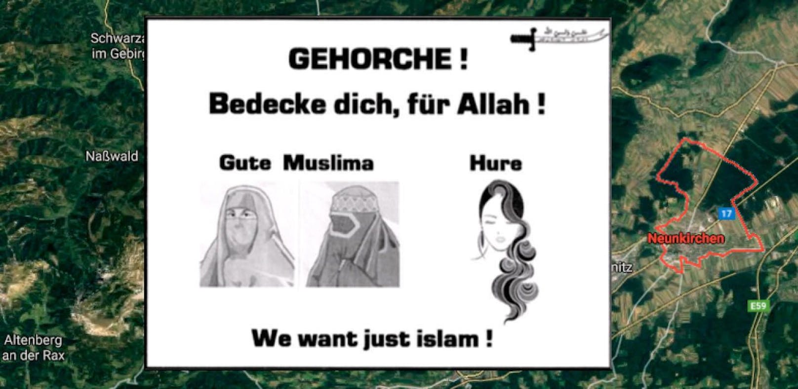 Dieser Islam-Flyer aus NÖ sorgt für viel Wirbel.