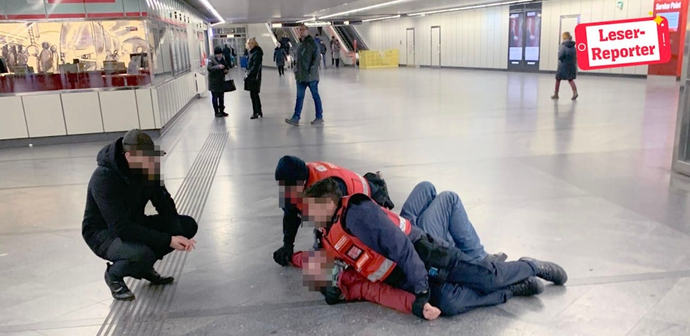 Bei der Festnahme wurde ein Security verletzt.