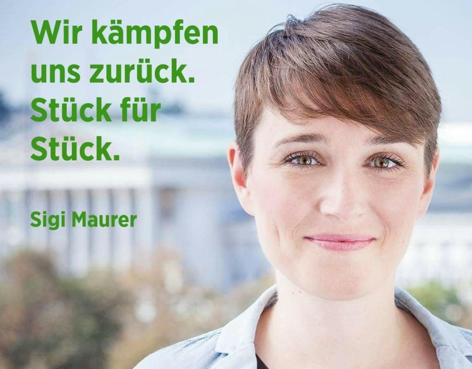 Sigi Maurer will zurück ins Parlament. Sie kandidiert um einen der Grünen Listenplätze.