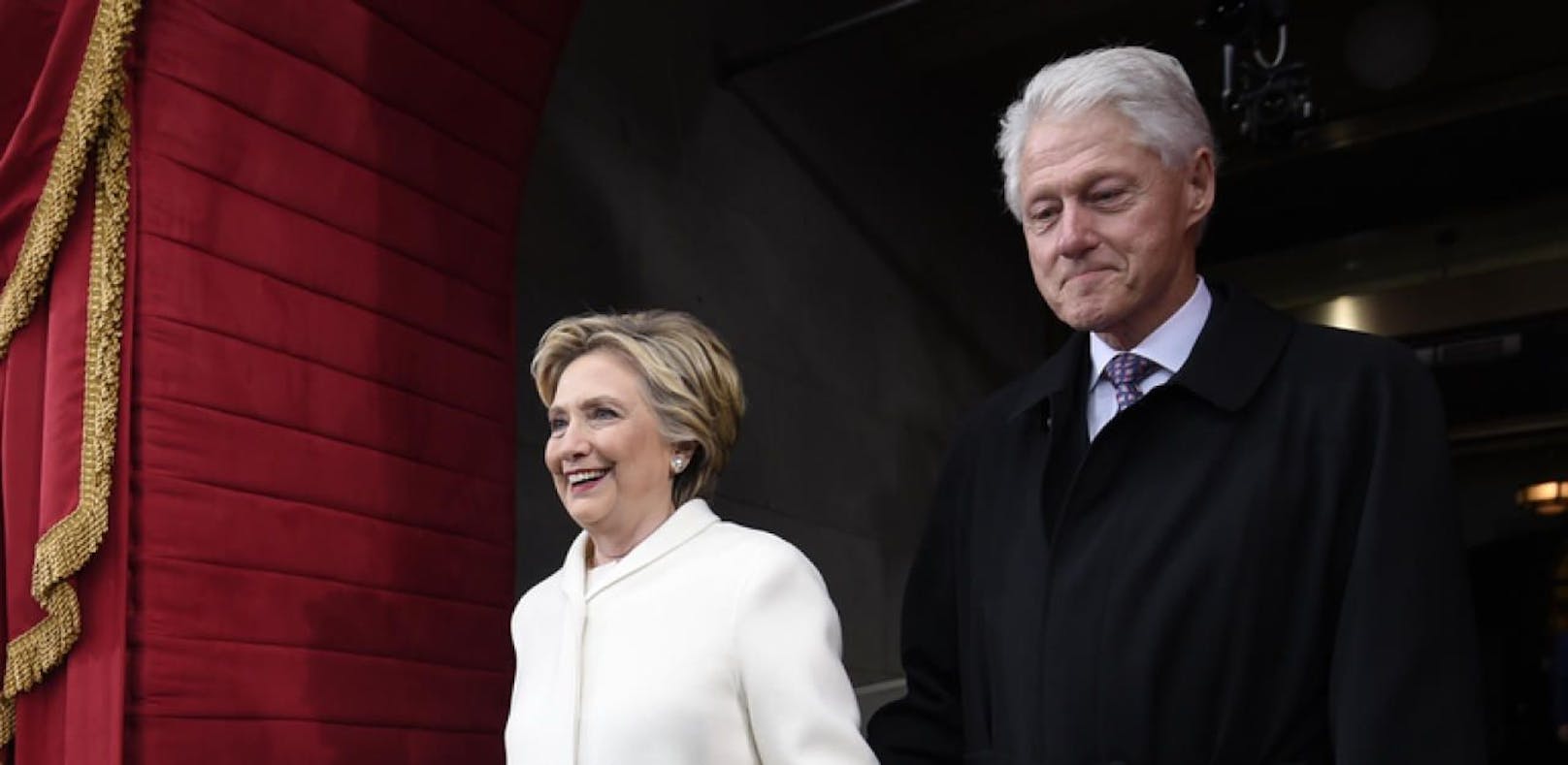 Bill Clinton mit seiner Frau Hillary.