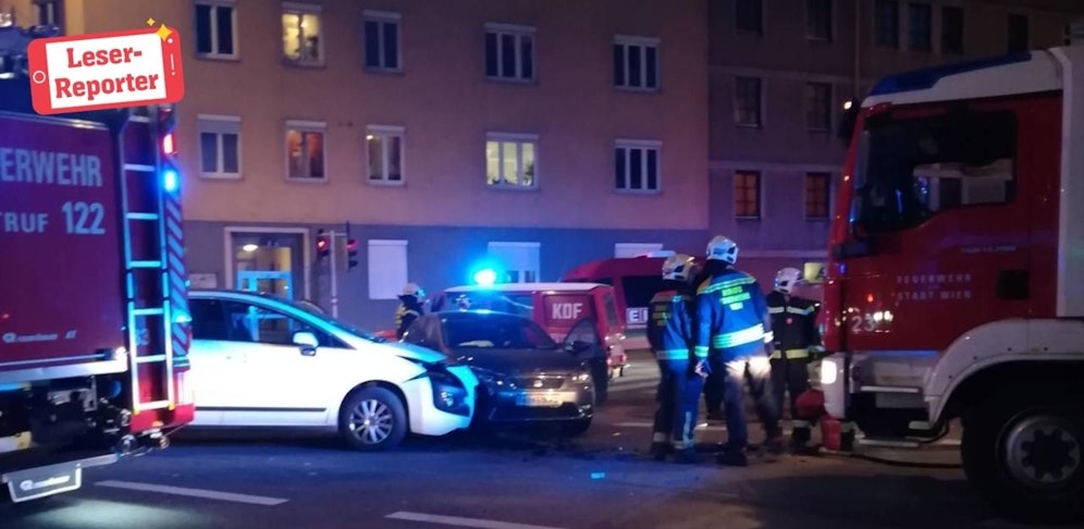 Crash in Wien-Favoriten