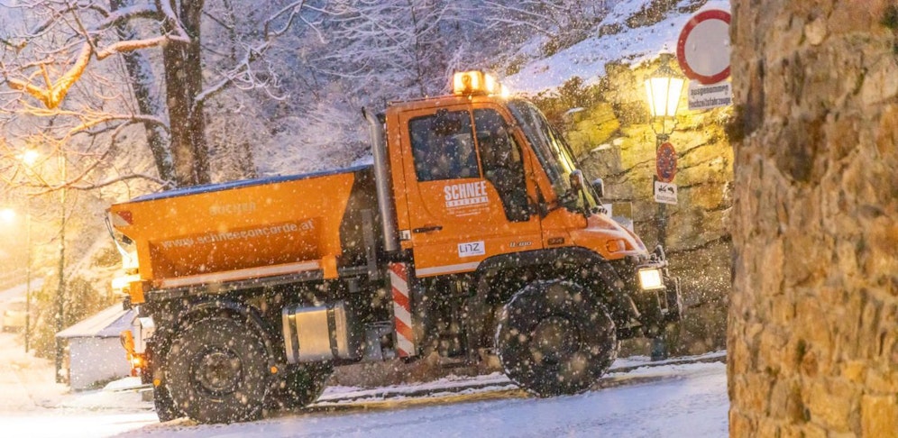 Die Schneepflüge waren nicht allzuoft in Linz unterwegs.