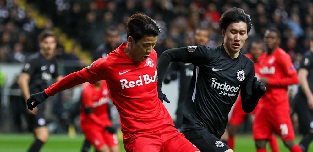 Eintracht Frankfurt gegen RB Salzburg