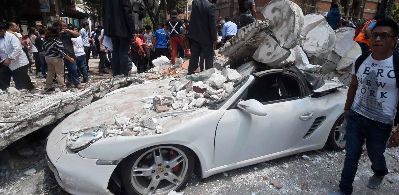 Heute.at - Video zeigt, wie schwer Erdbeben in Mexiko war