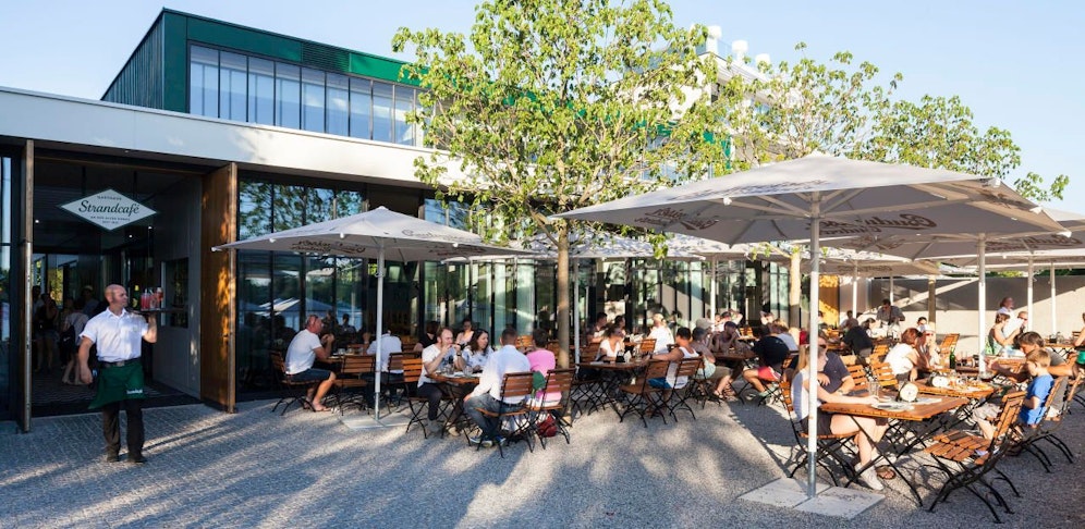 Das Strandcafé in Wien hat "vorübergehend geschlossen".