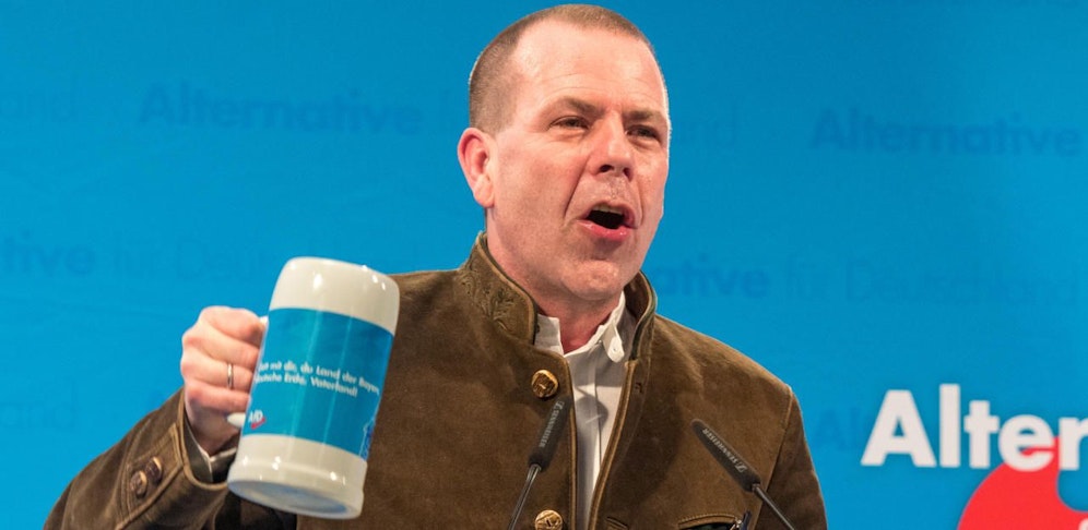 Vilimsky beim "politischen Aschermittwoch" der deutschen AfD.