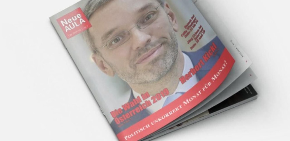 Am Cover der "Neuen Aula" ist Herbert Kickl