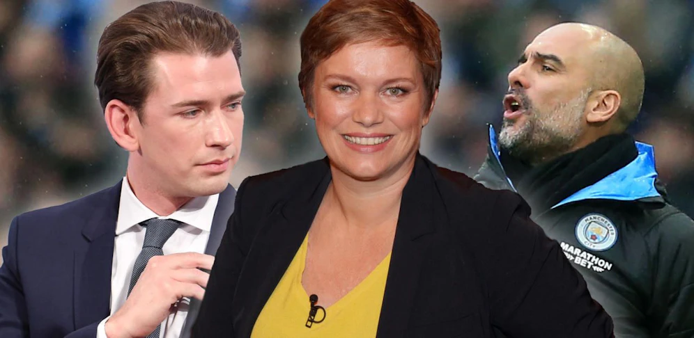 Sebastian Kurz, Corinna Milborn, Pep Guardiola
