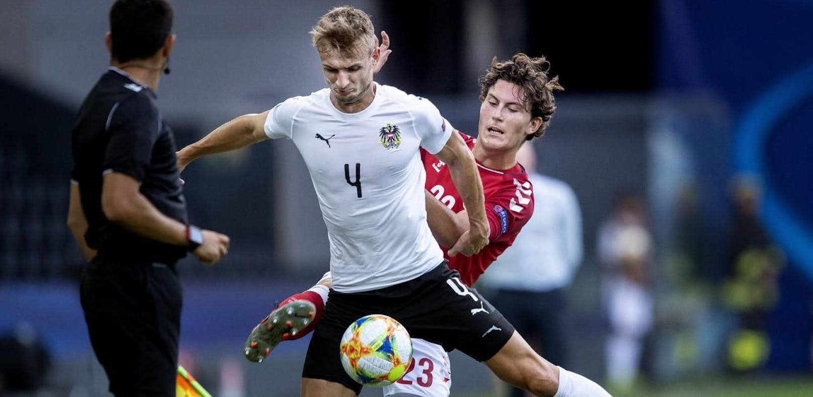 1:3! ÖFB-U21 verliert EM-Duell gegen Dänemark