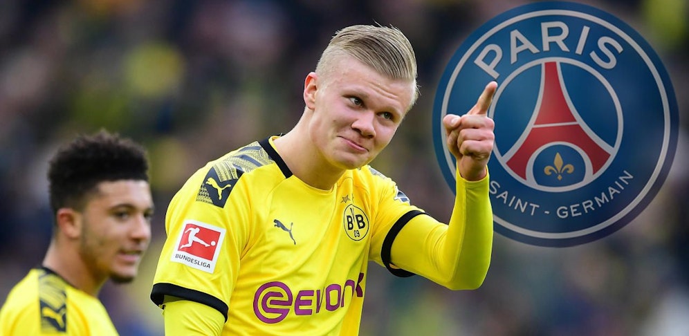 Erling Haaland und Jadon Sancho - die Dortmund-Youngsters wollen PSG ein Bein stellen.