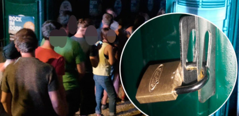 Plötzlich waren am Arcade-Fire-Konzert fast alle Toiletten versperrt. 