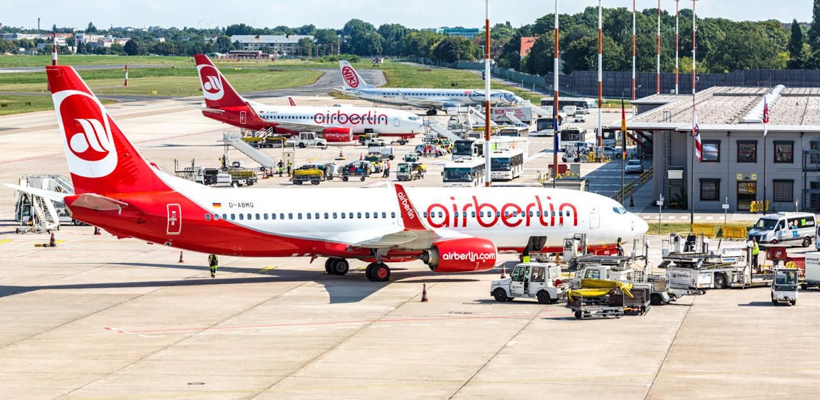 Die krisengeschüttelte deutsche Fluggesellschaft Air Berlin ist insolvent.