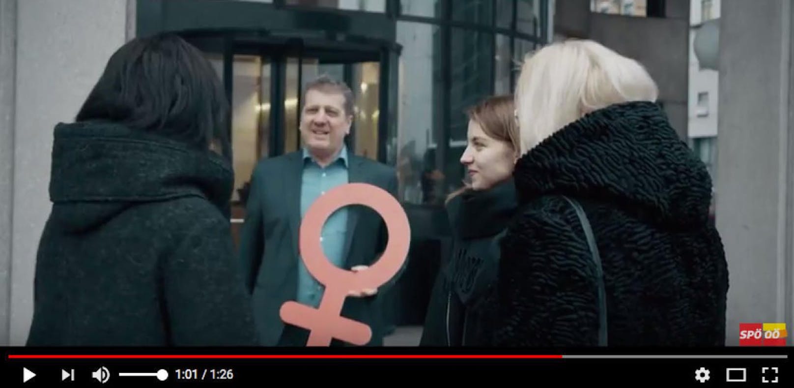 Die SPÖ macht mit einem Video Werbung für das Frauen-Volksbegehren.