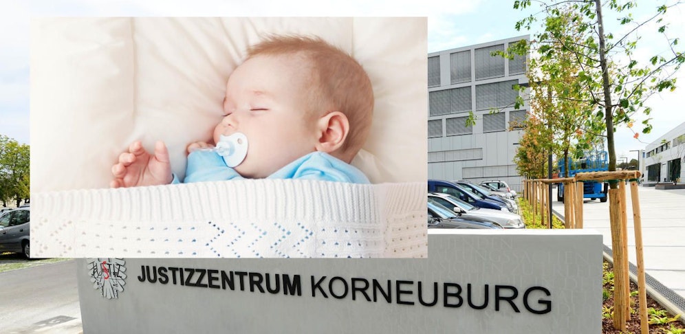 Mäderl (3 Monate) tot, 29-Jähriger in U-Haft in Korneuburg.