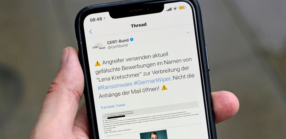 Vorsicht vor der fiesen Schadsoftware "GermanWiper" 