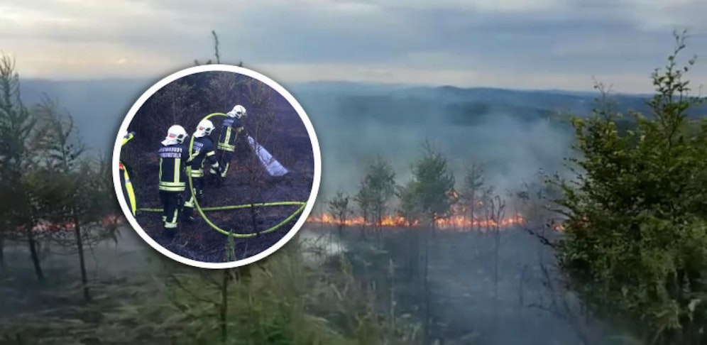 Die Florianis konnten den großen Brand unter Kontrolle bringen. 