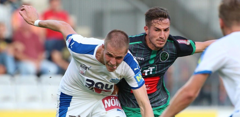 Stefan Hager (Wr. Neustadt) gegen Daniele Gabriele (Wacker)