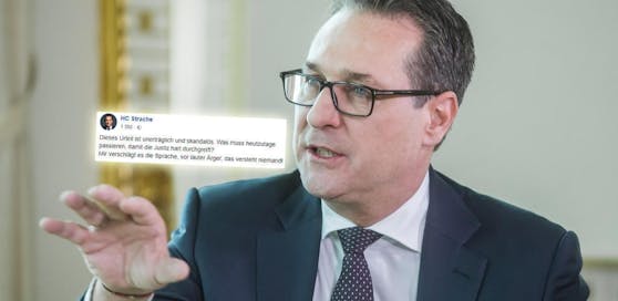 FPÖ-Vizekanzler Strache wetterte auf Facebook gegen das Urteil