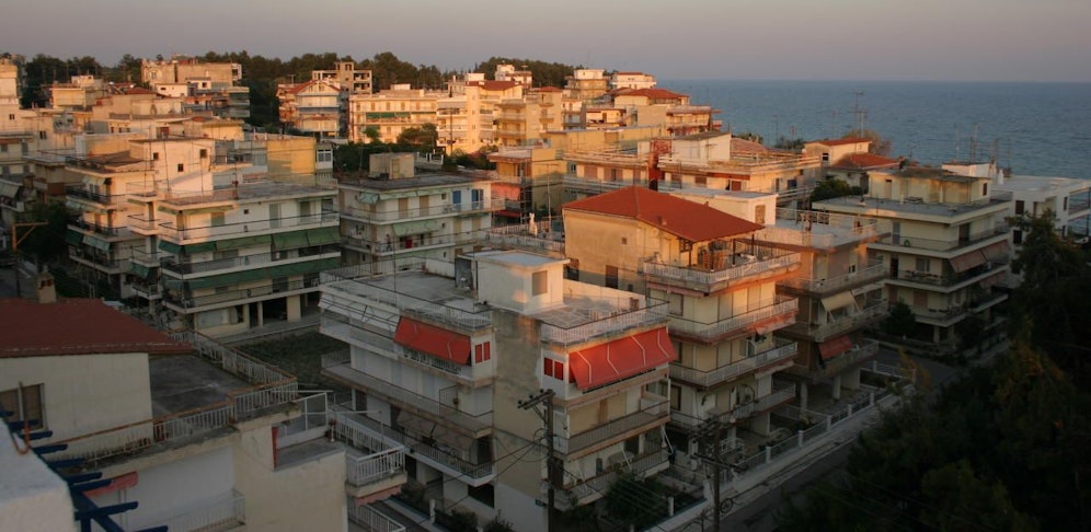 Nea Kallikratia liegt in der griechischen Region Chalkidiki