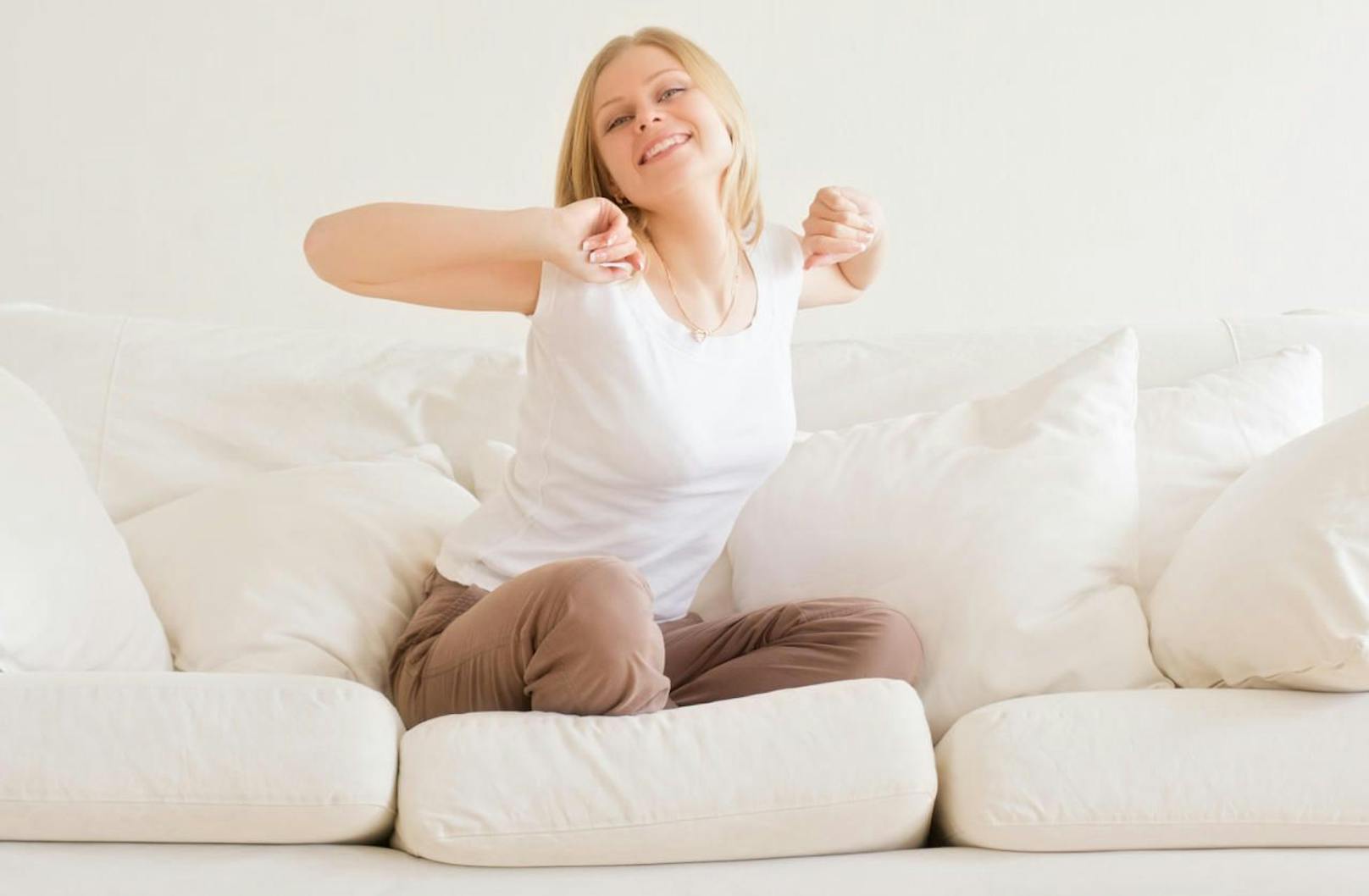Fitnesstipps für Faule: So klappt das Sofa-Work-Out