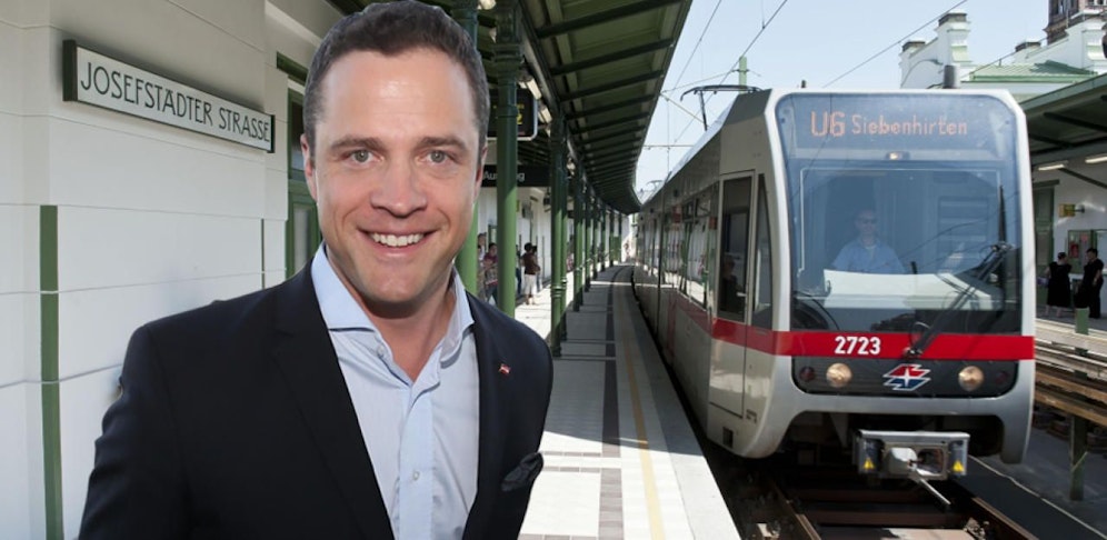 Das Sicherheitsdilemma der U6 macht Gudenus zu schaffen.
