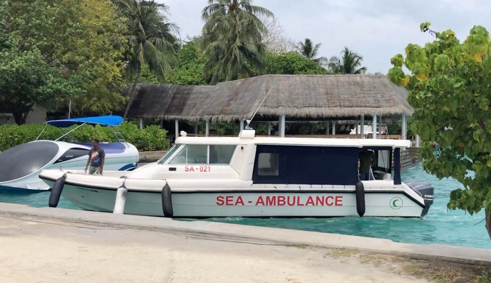 Rettungsboote haben derzeit auf den Malediven Hochbetrieb.