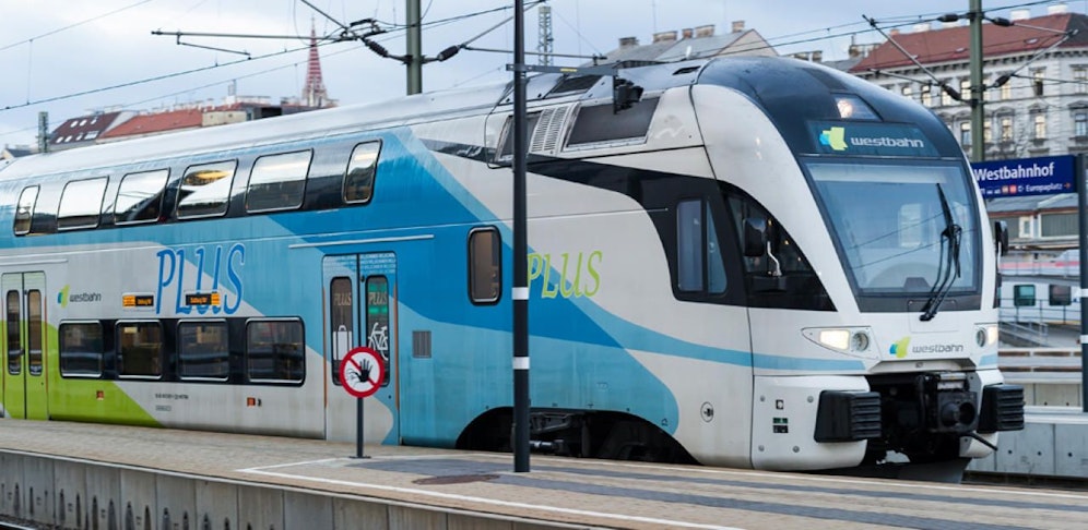 Ein Zug der Westbahn.