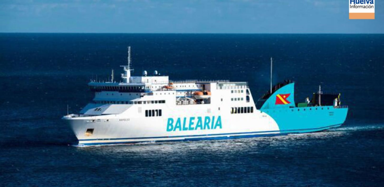 Baleària-Fähre: Von einem solchen Schiff fiel ein Brite ins Meer, er ist vermisst.